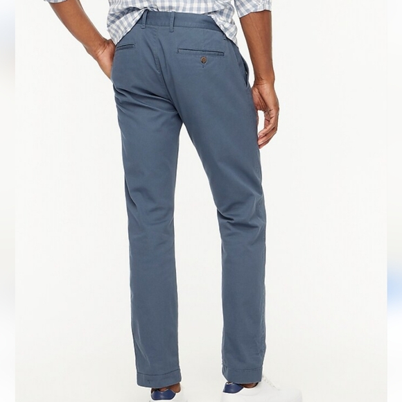 J.Crew Slimfit Flex Khaki Blue/Gray Men's Chino Pants 29x32 - Picture 2 of 5
